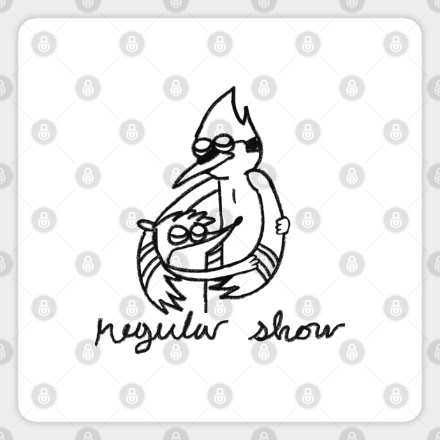 Regular Show - Car Seat Headrest Cover Magnet by VenomNectar